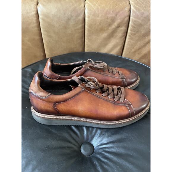 massimo emporio mens shoes Brown Leather Sz 9.5 main image 4